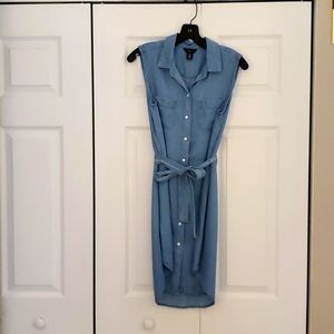 Denim cotton dress